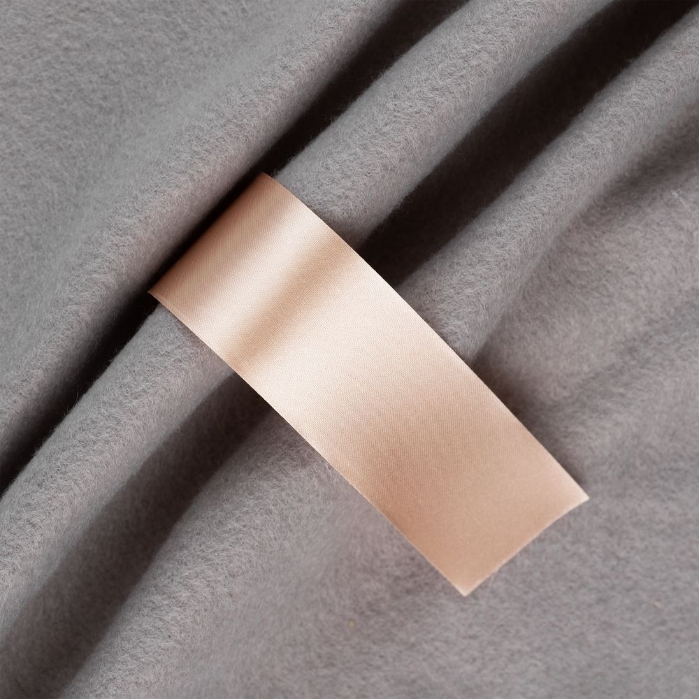 Лента сатиновая Satin 35 XXL, светло-бежевая